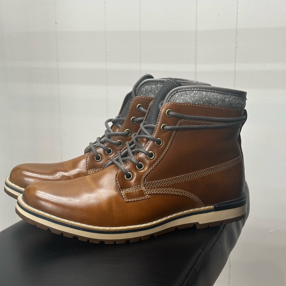 Men's Brown Leather Boots